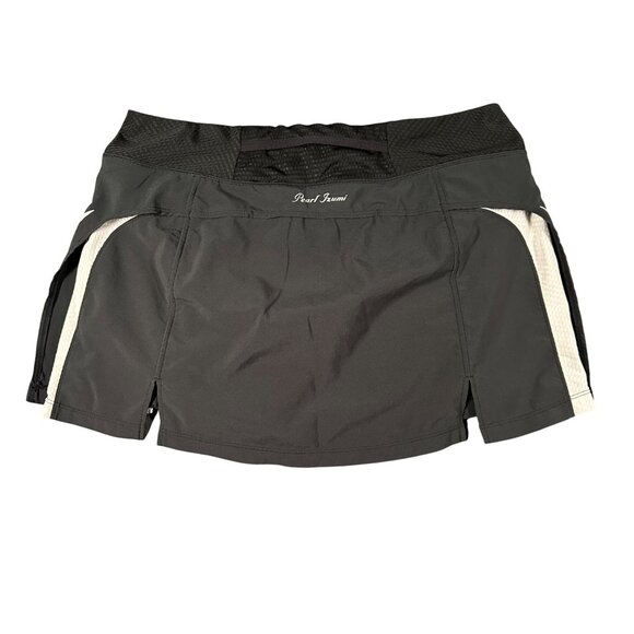 Pearl Izumi Womens L Black Pull On Athletic Skirt with Liner Hidden Pockets - Picture 11 of 14